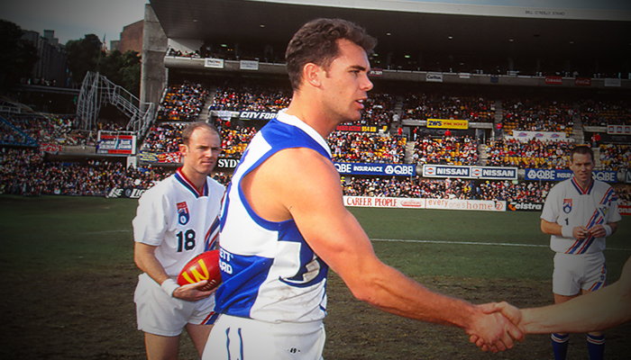 Wayne Carey Playing for North Melbourne