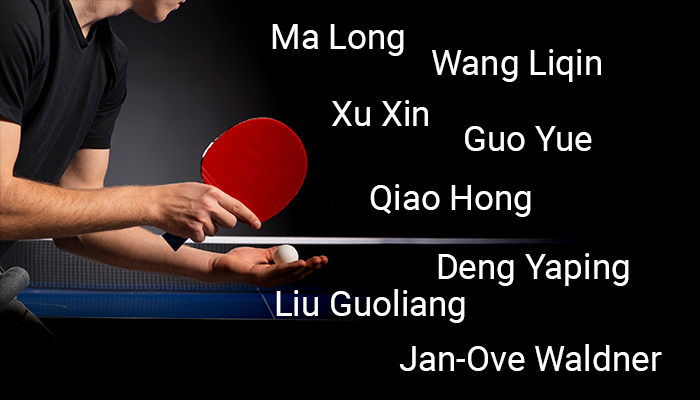 Names to Know in Pro Table Tennis