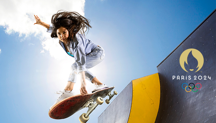 Women skateboarders Olympic Paris