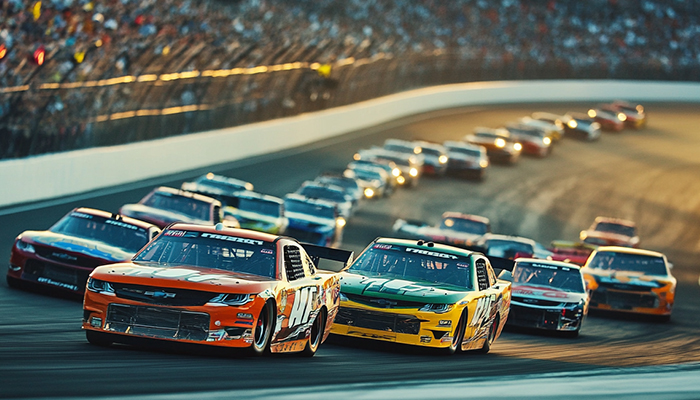 The NASCAR race weekend event