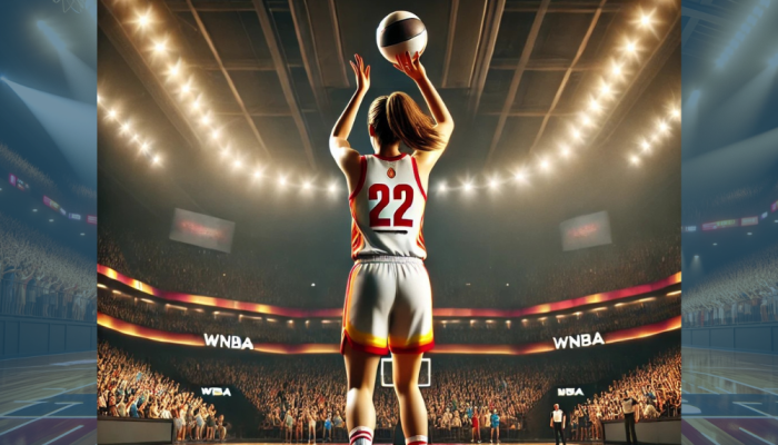 Caitlin Calrk in No. 22 shooting in WNBA