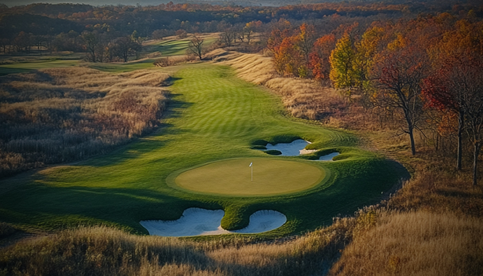 A view of the Oxford Golf Club