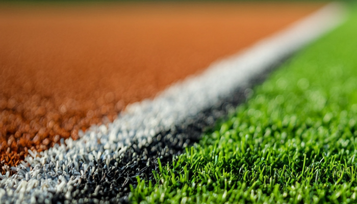 Grass, clay, and hard tennis surfaces