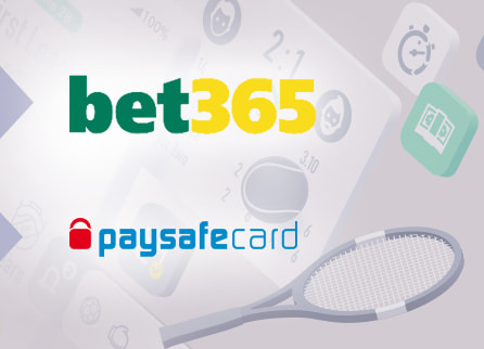 bet365 logo and paysafecard logo