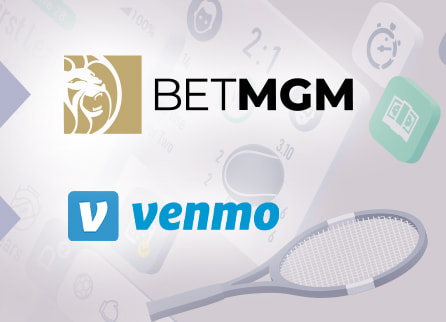 BetMGM logo and Venmo logo