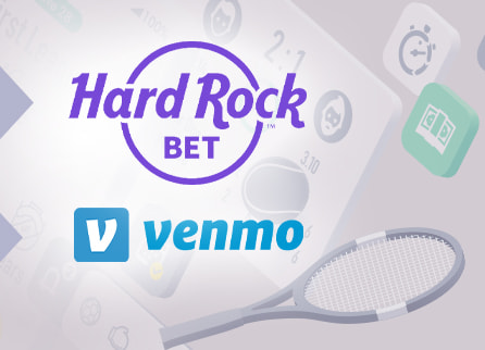 Hard Rock Bet logo and Venmo logo