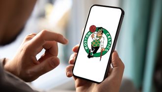Gambler Placing Bet on Boston Celtics
