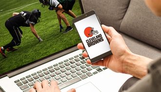 Gambler Placing Bet on Cleveland Browns