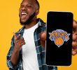 Gambler Placing Bet on New York Knicks