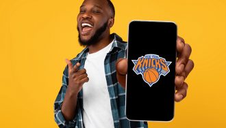 Gambler Placing Bet on New York Knicks