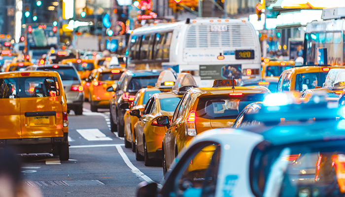 New York City Times Square busy street