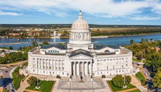 Jefferson City Missouri capitol building