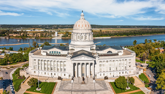 Jefferson City Missouri capitol building